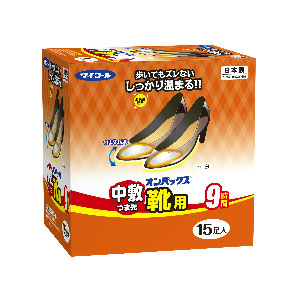 エステー マイコール オンパックス 中敷つま先靴用カイロ 15足