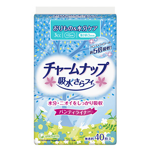 チャームナップ 吸水さらフィ パンティライナー 3cc 無香料 40枚