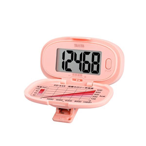 タニタ 歩数計 ピンク (PD-645-PK)
