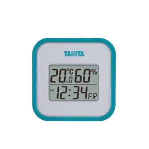 タニタ デジタル温湿度計 ブルー (TT-558-BL)