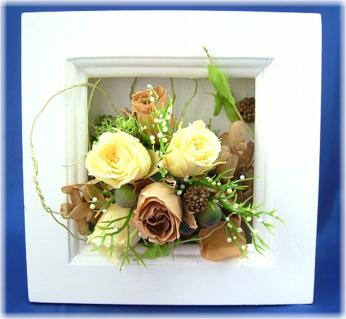 プリザーブドフラワーモンブランライトブラウン3,500円-ネット特価！