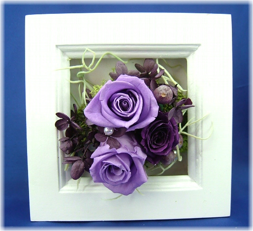 プリザーブドフラワーモンブランパープル3,500円-ネット特価！