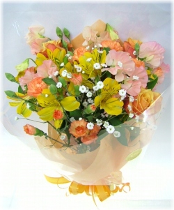 オレンジレンジ3 000円 花束 ネット特価 いい花コム