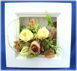 プリザーブドフラワーモンブランライトブラウン3,500円-ネット特価！