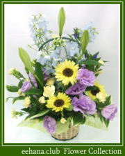 お供え・お悔やみに贈るお花★アレンジ椿【4,000円】【フラワーアレンジ】ネット特価！