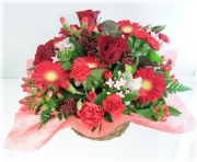 ピュアレッドランド5,000円-【フラワーアレンジ】