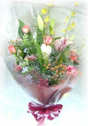 シオン5,000円-【花束】ネット特価！