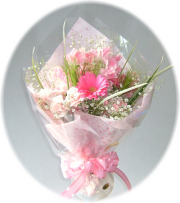 ミニピンク2,500円-花束　ネット特価！