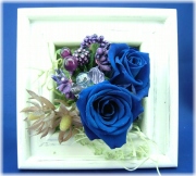 プリザーブドフラワーモンブランブルー3,500円【送料無料】ネット特価！