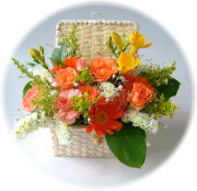 オレンジ宝石箱3,000円-【フラワーアレンジ】ネット特価！