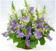 パープルｓ4,000円-【フラワーアレンジ】ネット特価！