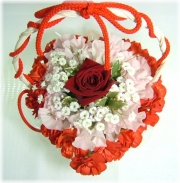 ハートローズ3,000円-【フラワーアレンジ】ネット特価！