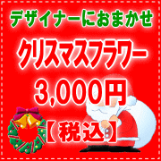 デザイナーにおまかせ★X'masフラワー3,000円-ネット特価！！