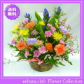 9月の誕生花★ハッピーアレンジ5,000円【送料無料】【りんどう】【写真付きメッセージ選択可】ネット特価！！
