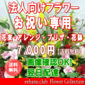 法人向けフラワー★お祝い花専用フラワー7,000円【送料無料】【画像閲覧OK！】【カード付】【アレンジ・花束・プリザ・はちもの】