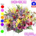 お祝い花専用フラワー30,000円【送料無料】【画像閲覧OK！】【カード付】開店・退職・結婚祝い・新築・出産 フラワー即日発送