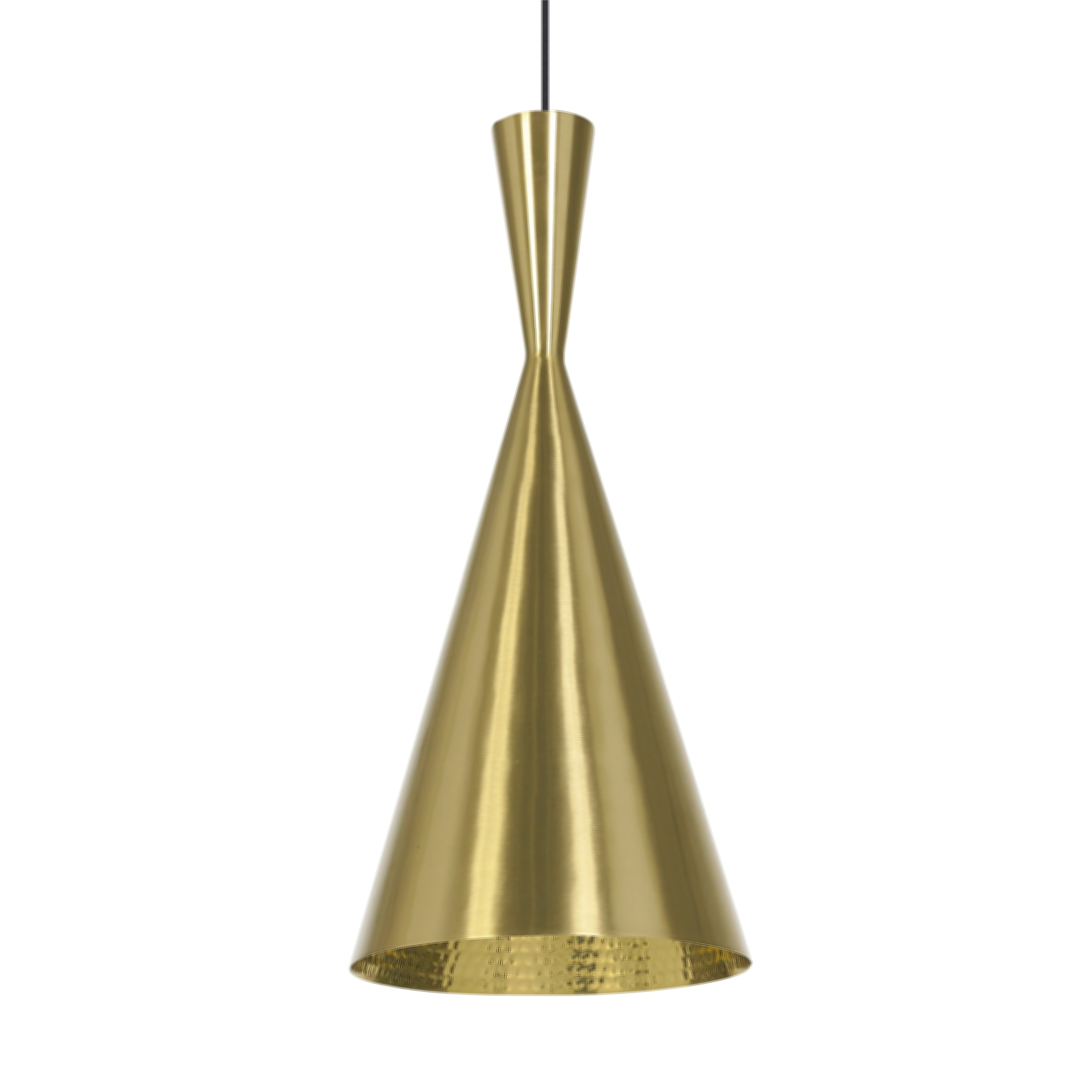 BEAT TALL PENDANT BRASS