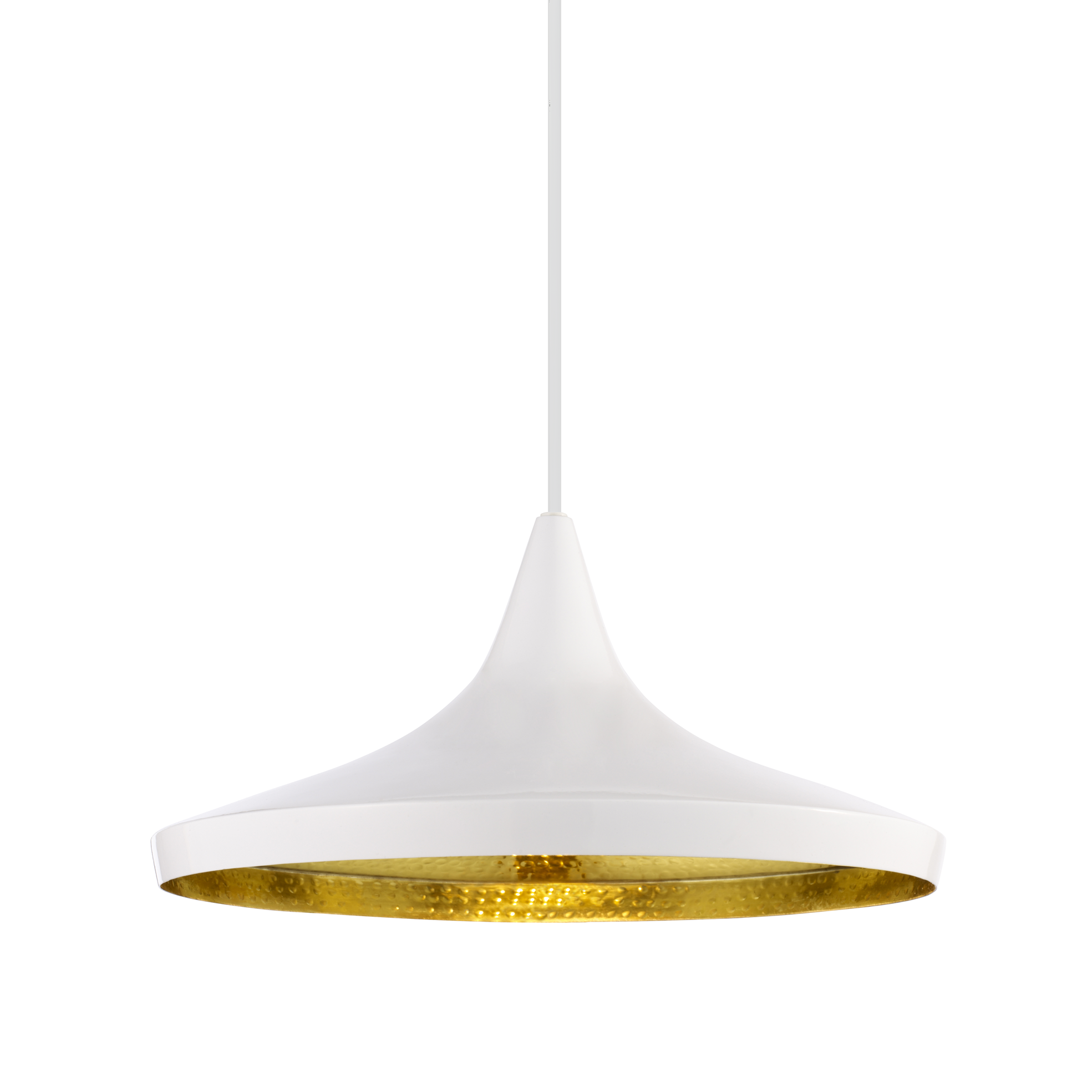 BEAT WIDE PENDANT WHITE