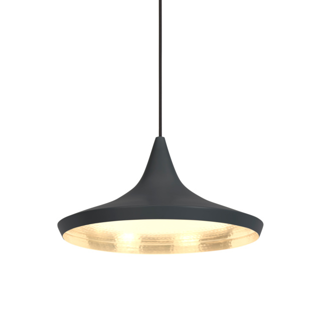 BEAT WIDE PENDANT BLACK
