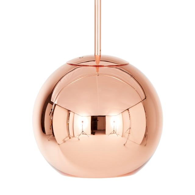 COPPER ROUND 25 PENDANT COPPER