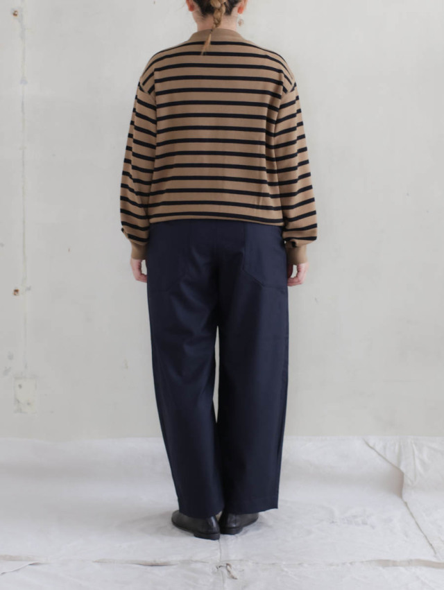 ASEEDONCLOUD アシードンクラウド｜HW wide trousers ネイビー