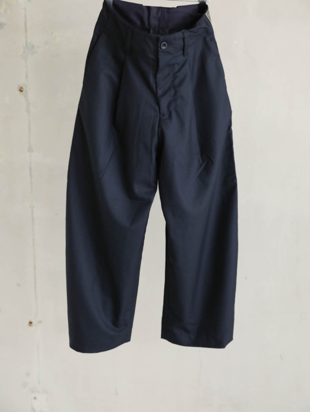 ASEEDONCLOUD アシードンクラウド｜HW wide trousers ネイビー