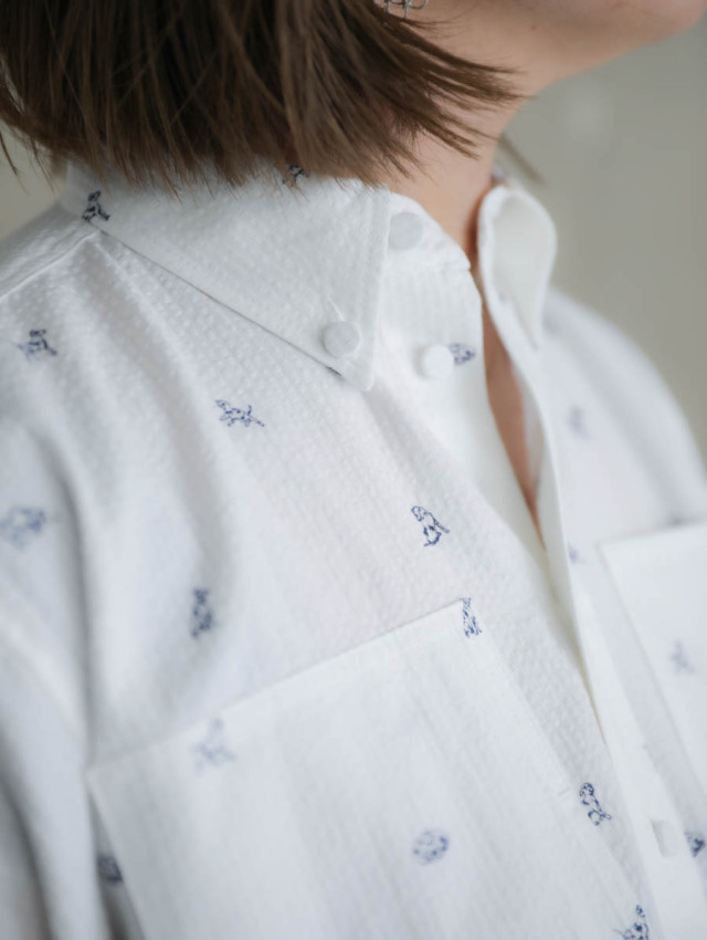 ASEEDONCLOUD アシードンクラウド｜shokuonshitsu workshirt（オフ