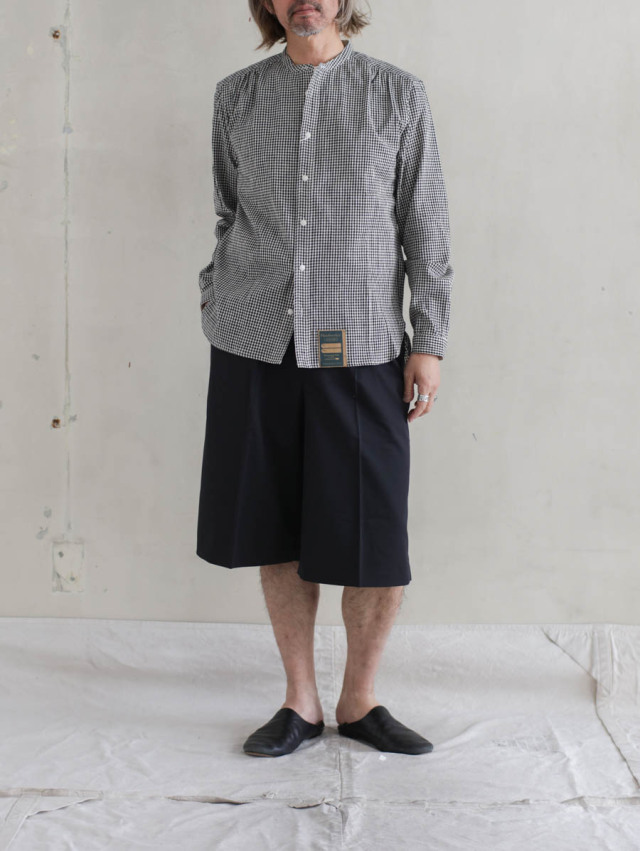 ASEEDONCLOUD アシードンクラウド｜HW collarless shirt ノー
