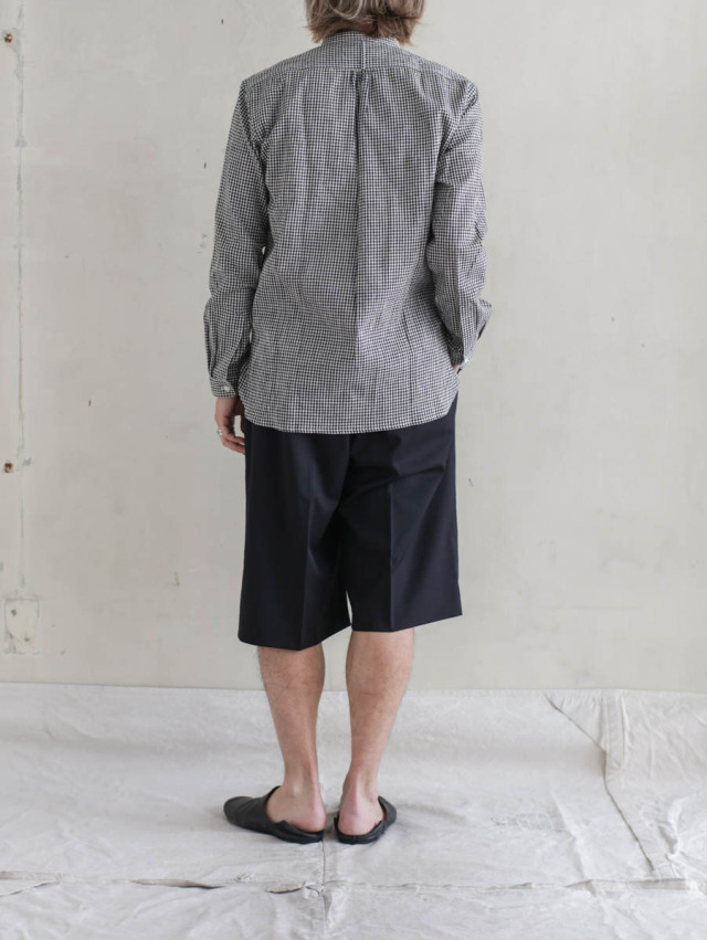 ASEEDONCLOUD アシードンクラウド collarless shirts ASEEDONCLOUD アシードンクラウド｜HW collarless shirt ノー