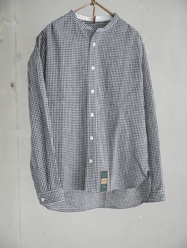 ASEEDONCLOUD アシードンクラウド collarless shirts ASEEDONCLOUD アシードンクラウド｜HW collarless shirt ノー