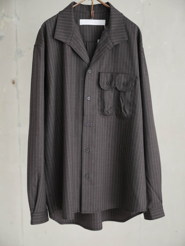 ASEEDONCLÖUD アシードンクラウド ユニセックス ウールビッグシャツ ASEEDONCLOUD アシードンクラウド | Jyunreika blouson Col : Light