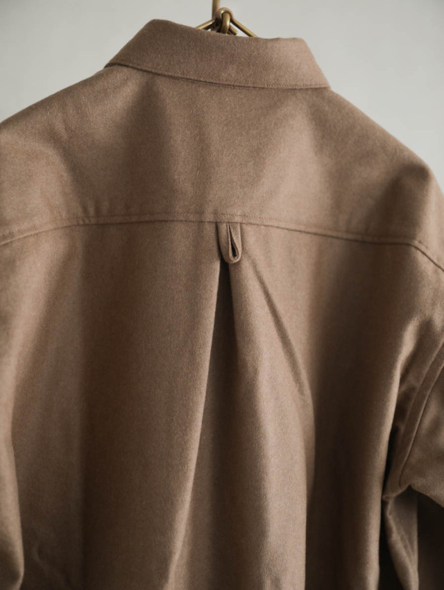 ASEEDONCLOUD アシードンクラウド｜HW basic shirt（キャメル）