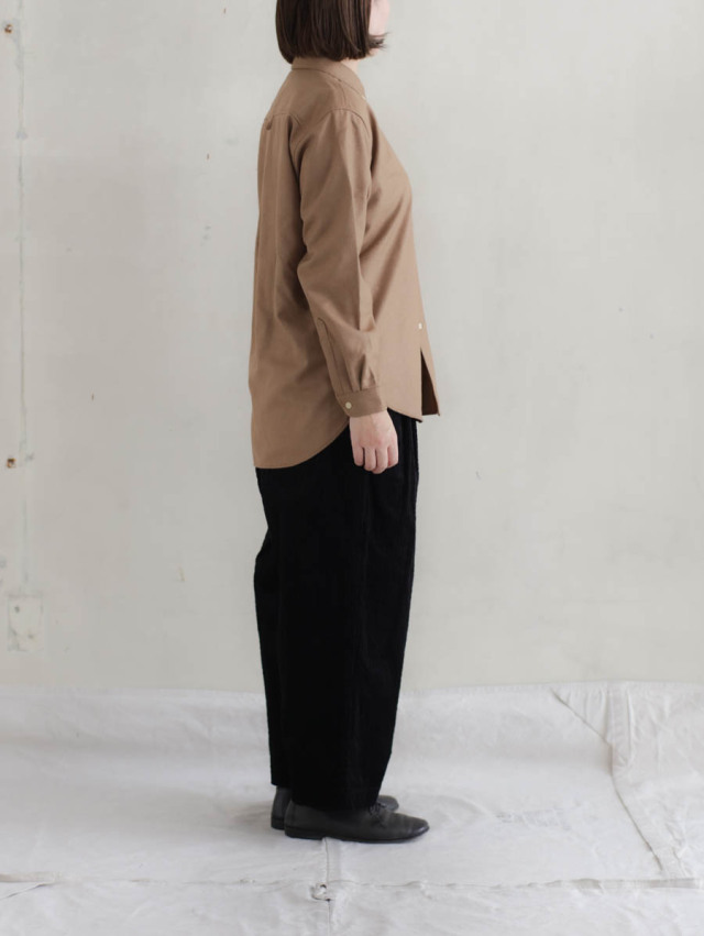 ASEEDONCLOUD アシードンクラウド｜HW basic shirt（キャメル）