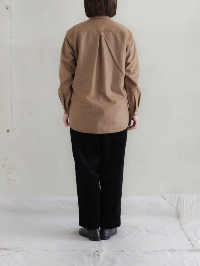 ASEEDONCLOUD アシードンクラウド｜HW basic shirt（キャメル）