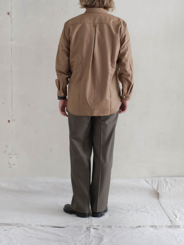 ASEEDONCLOUD アシードンクラウド｜HW basic shirt（キャメル）