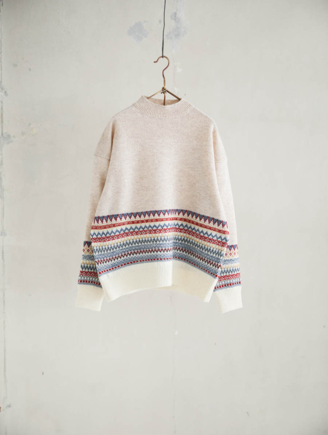 ASEEDONCLOUD アシードンクラウド｜Seiyako jacquard po（ベージュ）