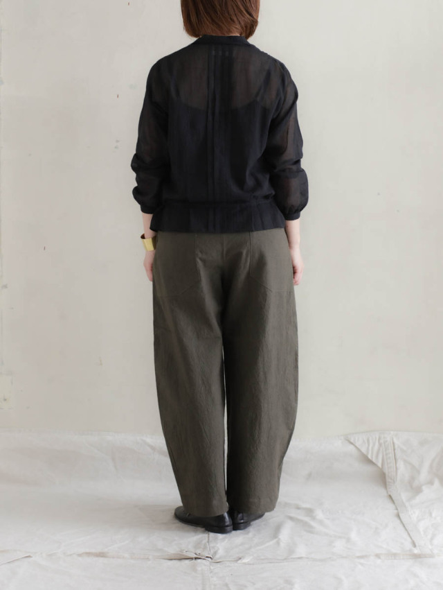 ASEEDONCLOUD アシードンクラウド｜HW wide trousers（カーキ