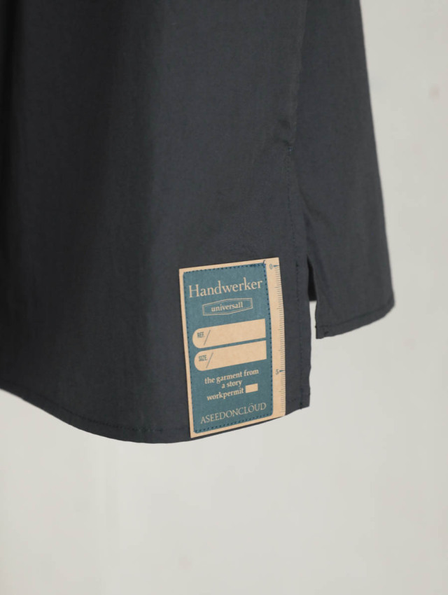 ASEEDONCLOUD アシードンクラウド｜HW short sleeve shirt（ブラック）