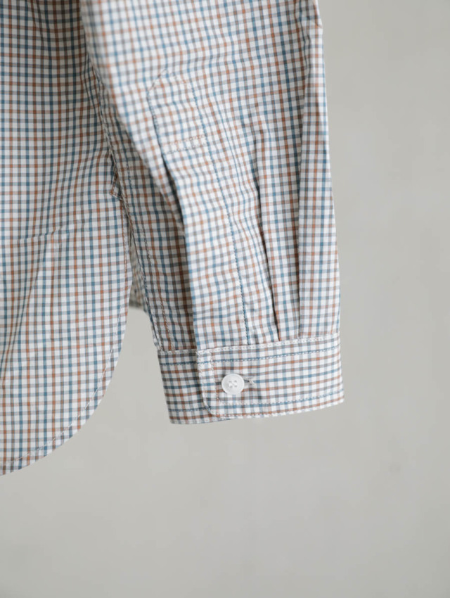 ASEEDONCLOUD アシードンクラウド collarless shirts ASEEDONCLOUD アシードンクラウド｜HW collarless shirt キャメル