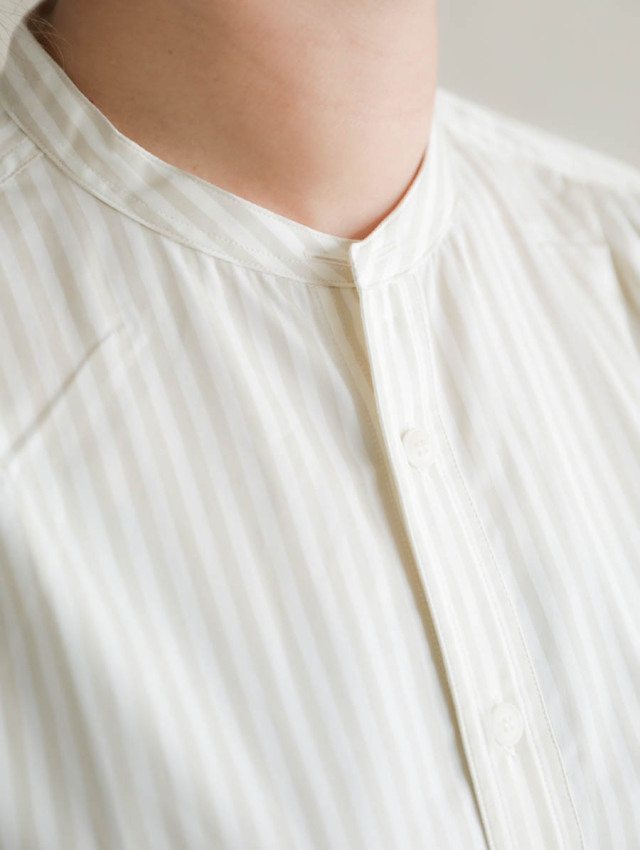 ASEEDONCLOUD アシードンクラウド｜HW collarless shirt オフ