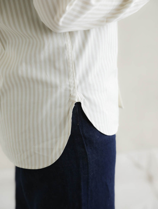ASEEDONCLOUD アシードンクラウド / HW collarless shirt オフ