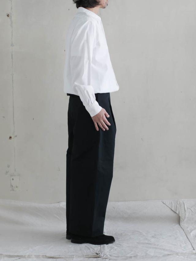ASEEDONCLOUD アシードンクラウド｜HW wide trousers（チャコール