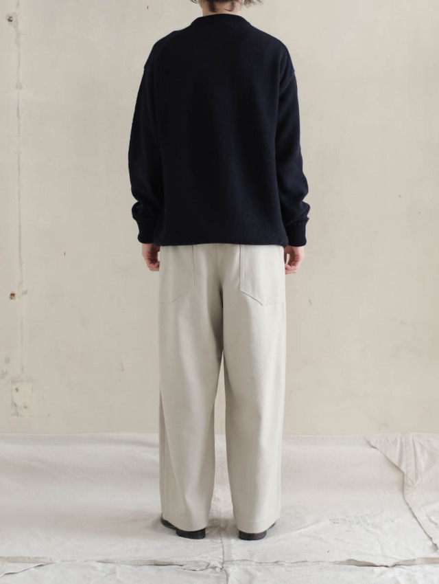 ASEEDONCLOUD アシードンクラウド / HW wide trousers ライトグレー 