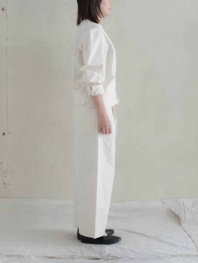 ASEEDONCLOUD アシードンクラウド｜HW wide trousers（オフ