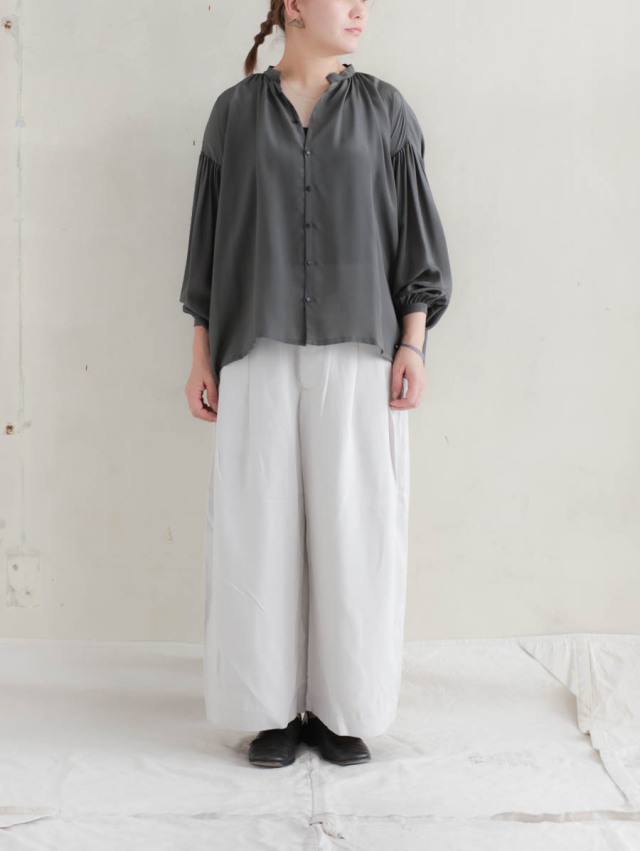 パンツ ASEEDONCLOUD Jyunreika trouser ASEEDONCLOUD アシードンクラウド｜Jyunreika trouser ライトグレー