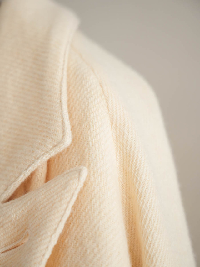 ASEEDONCLOUD アシードンクラウド / Shepherd coat ペールイエロー