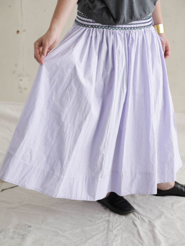 ASEEDONCLOUD アシードンクラウド｜Tree carol skirt ラベンダー 