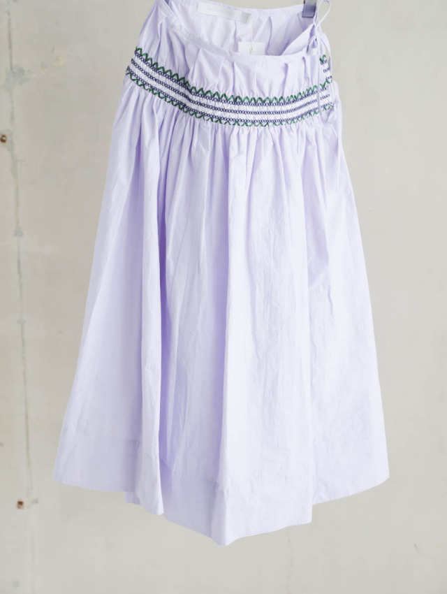 ASEEDONCLOUD アシードンクラウド｜Tree carol skirt ラベンダー 