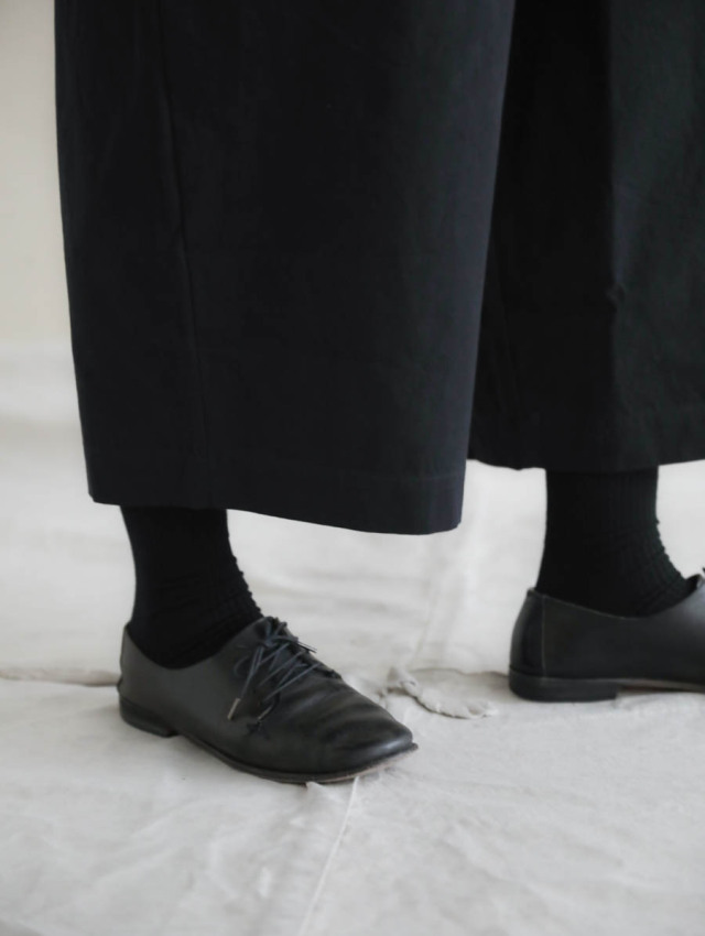 Atelier d'antan アトリエ ダンタン｜Perriere（ブラック）ワイドパンツ