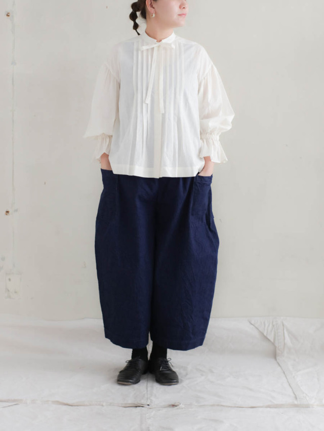 【美品】アトリエダンタン ペリエール　サイドポケットワイドパンツ Atelier d'antan (アトリエ ダンタン) Perriere Cotton Pants